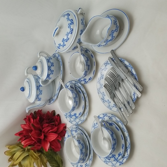 Other - Mid Century Children's Bone China Tea Set